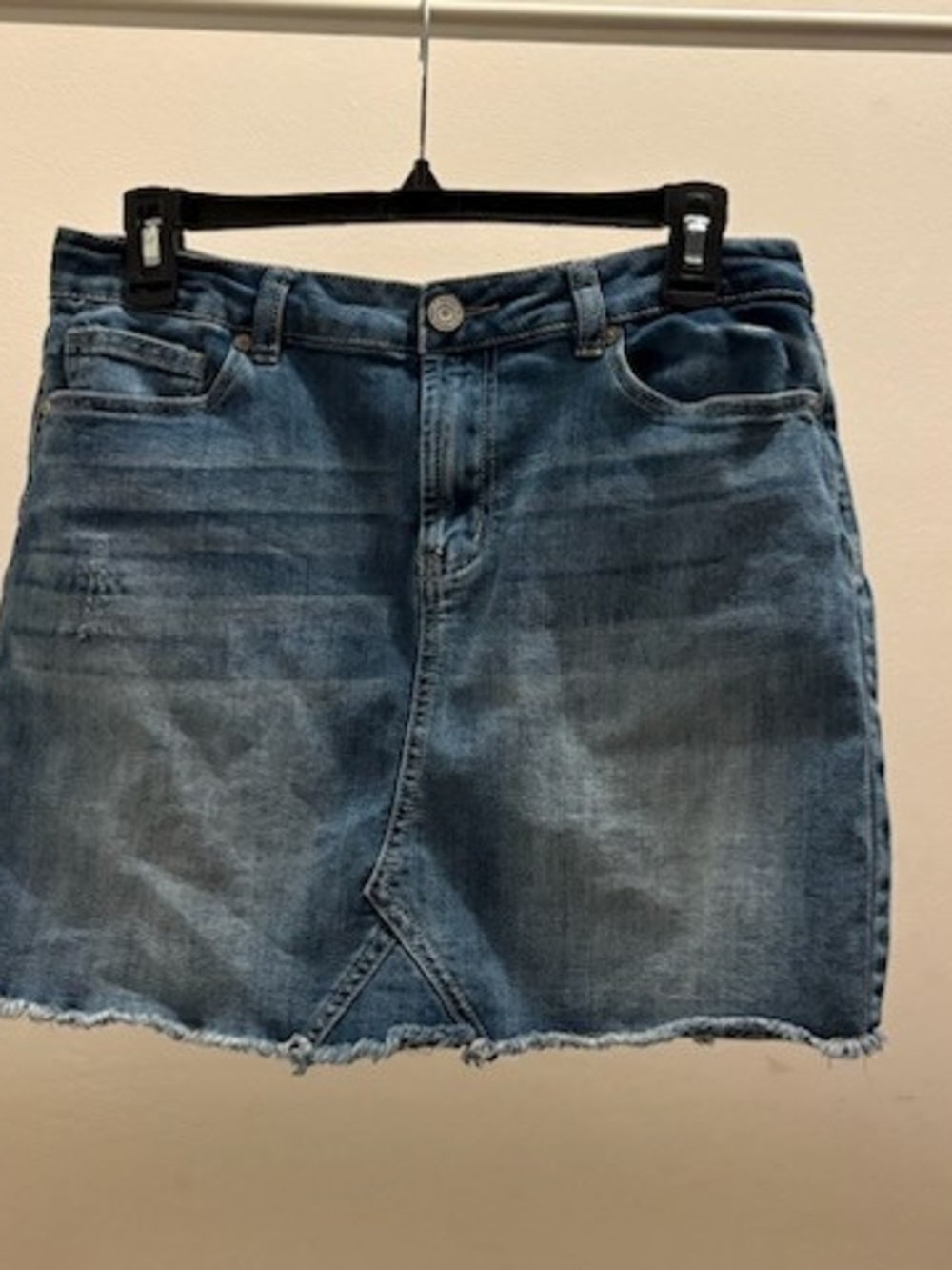 Indigo Rein Blue Denim Mini Skirt